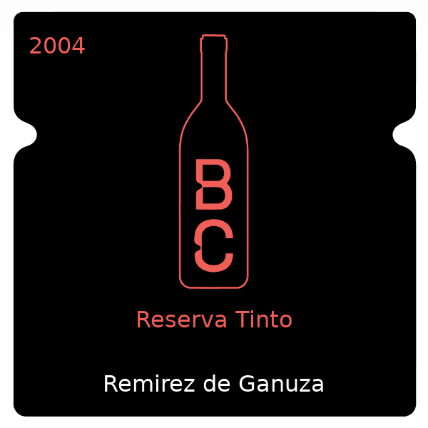 Remirez de Ganuza Reserva Tinto 2004