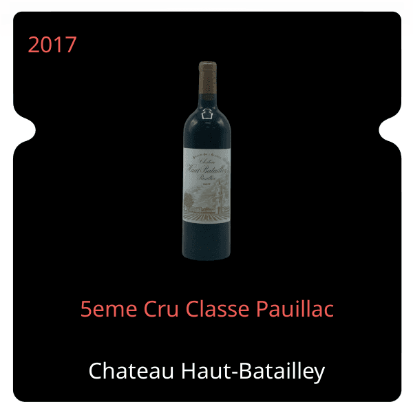 Haut-Batailley 5eme Cru Classe Pauillac 2017