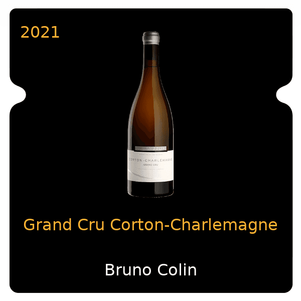 Bruno Colin Grand Cru Corton-Charlemagne 2021