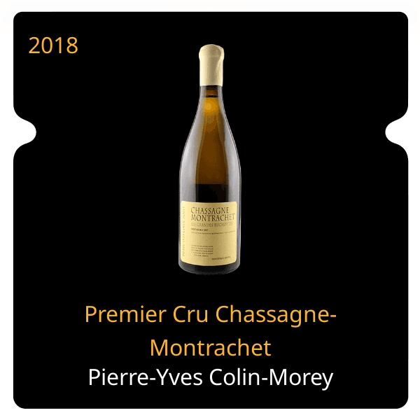 Pierre-Yves Colin-Morey Premier Cru Chassagne-Montrachet 2018