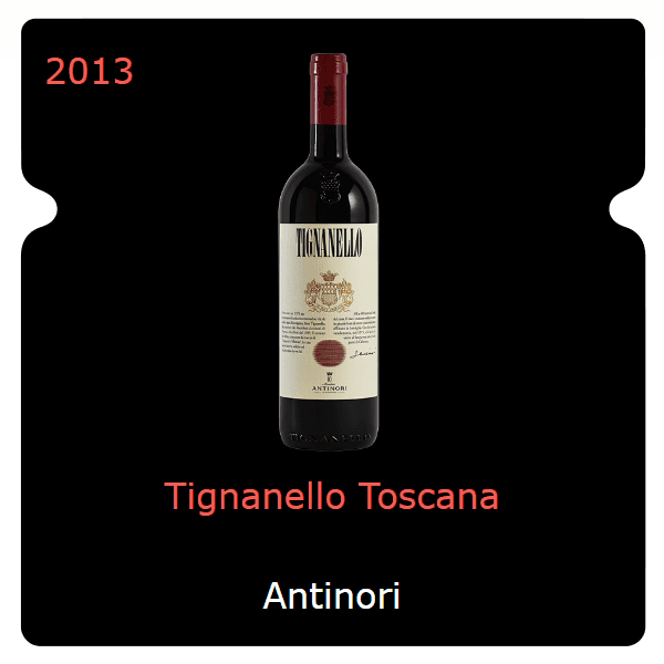 Antinori Tignanello Toscana 2013