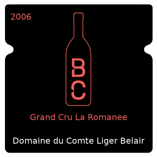 Comte Liger Belair Grand Cru La Romanee 2006