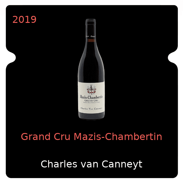 Charles van Canneyt Grand Cru Mazis-Chambertin 2019