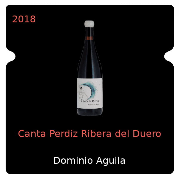 Dominio Aguila Canta Perdiz Ribera del Duero 2018