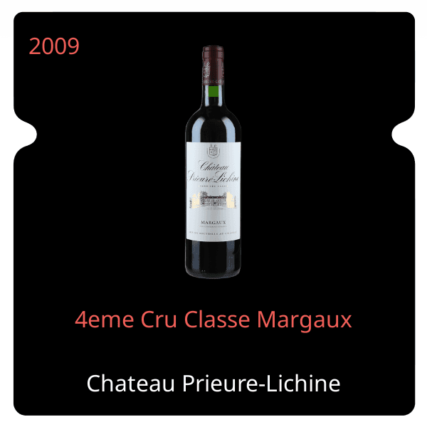 Prieure-Lichine 4eme Cru Classe Margaux 2009