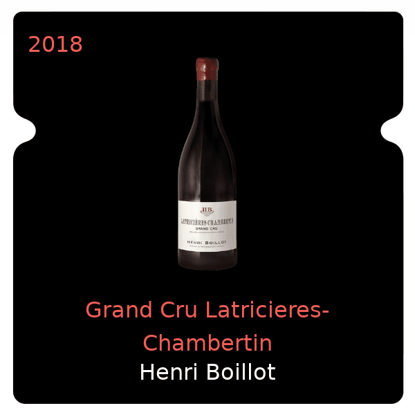 Henri Boillot Grand Cru Latricieres-Chambertin 2018