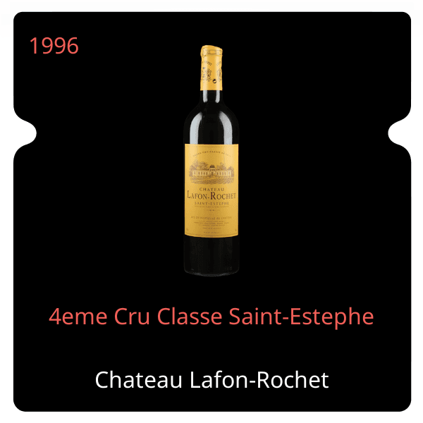 Lafon-Rochet 4eme Cru Classe Saint-Estephe 1996