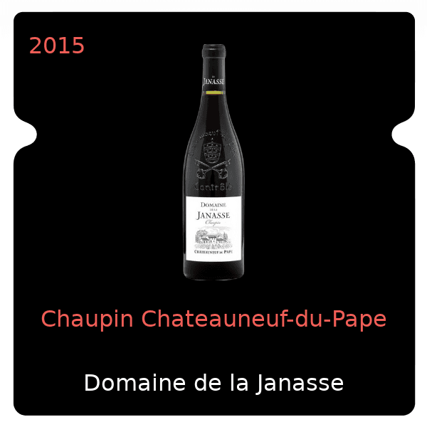 Janasse Chaupin Chateauneuf-du-Pape 2015