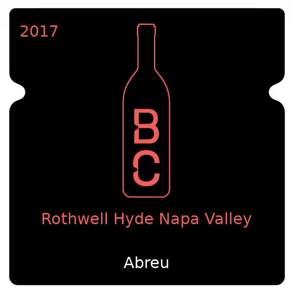 Abreu Rothwell Hyde Napa Valley 2017