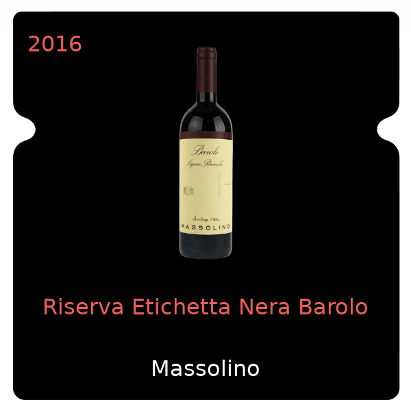 Massolino Riserva Etichetta Nera Barolo 2016