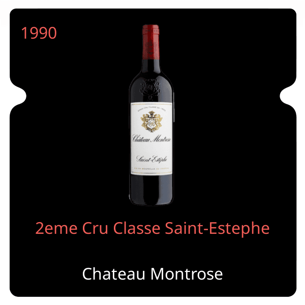 Montrose 2eme Cru Classe Saint-Estephe 1990