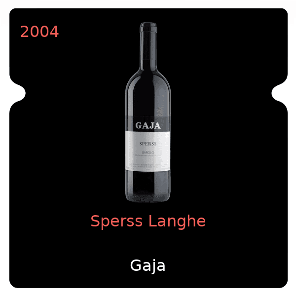 Gaja Sperss Langhe 2004