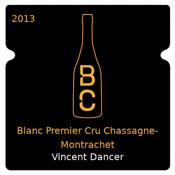 Vincent Dancer Blanc Premier Cru Chassagne-Montrachet 2013