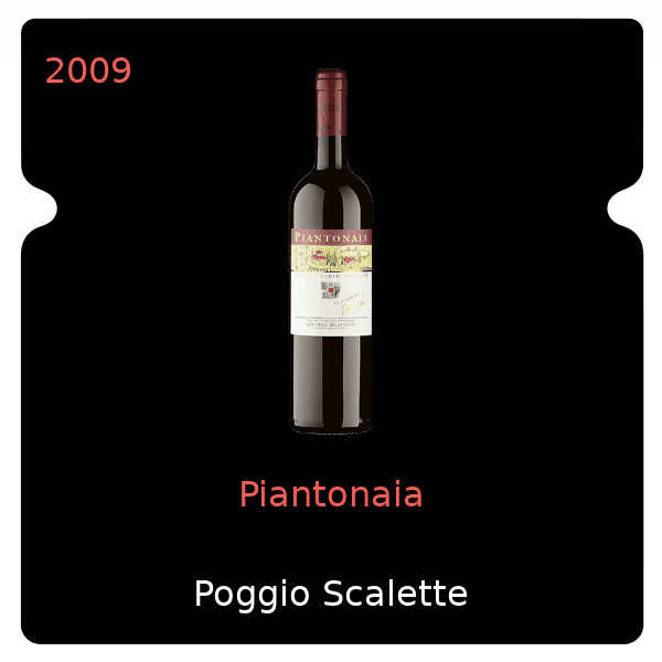 Poggio Scalette Piantonaia 2009