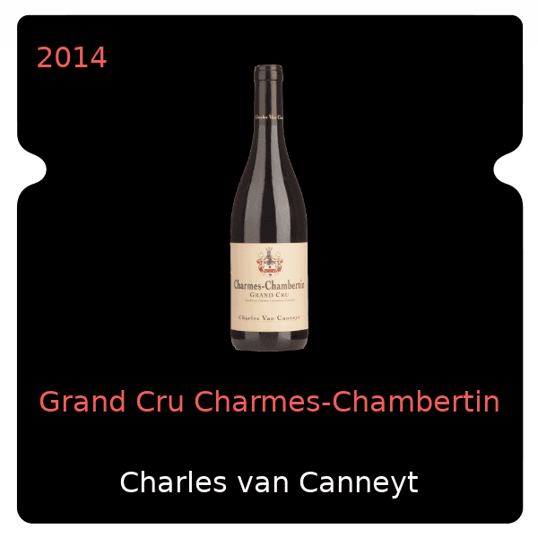 Charles van Canneyt Grand Cru Charmes-Chambertin 2014