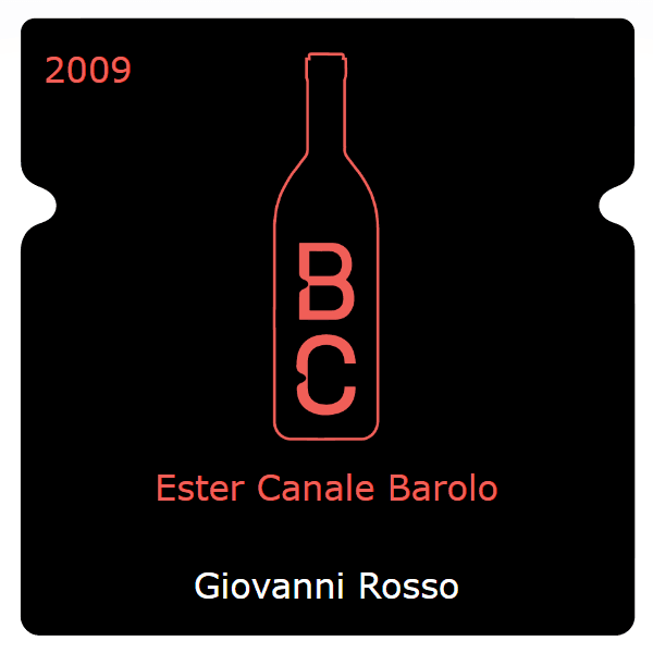 Giovanni Rosso Ester Canale Barolo 2009