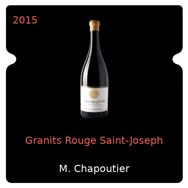 M. Chapoutier Granits Rouge Saint-Joseph 2015
