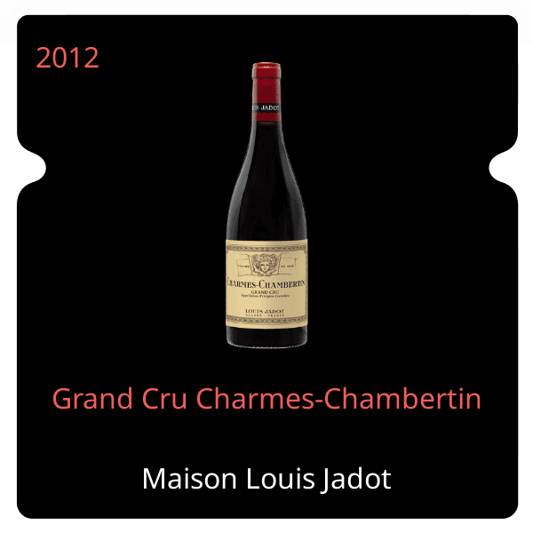 Louis Jadot Grand Cru Charmes-Chambertin 2012