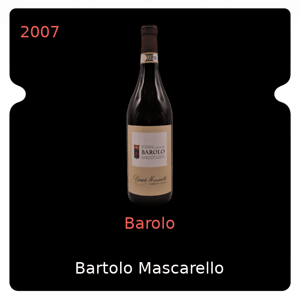 Bartolo Mascarello Barolo 2007