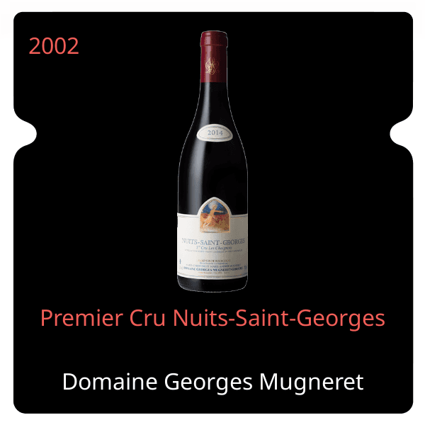 Georges Mugneret Gibourg Premier Cru Nuits-Saint-Georges 2002