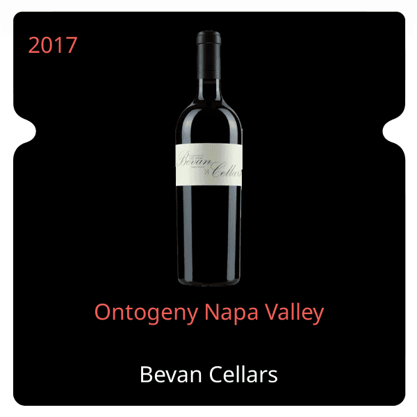 Bevan Cellars Ontogeny Napa Valley 2017