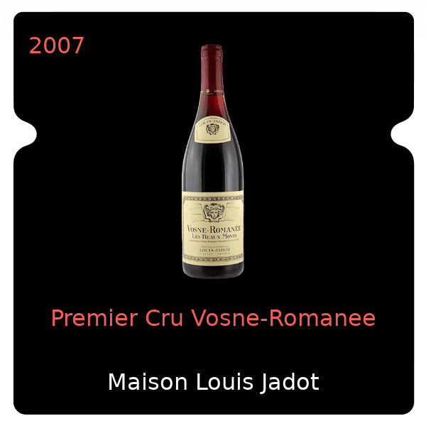 Louis Jadot Premier Cru Vosne-Romanee 2007