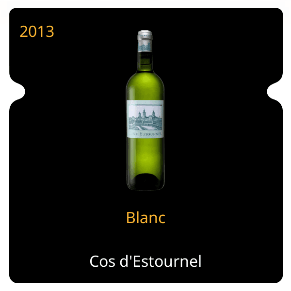 Cos d'Estournel Blanc 2013