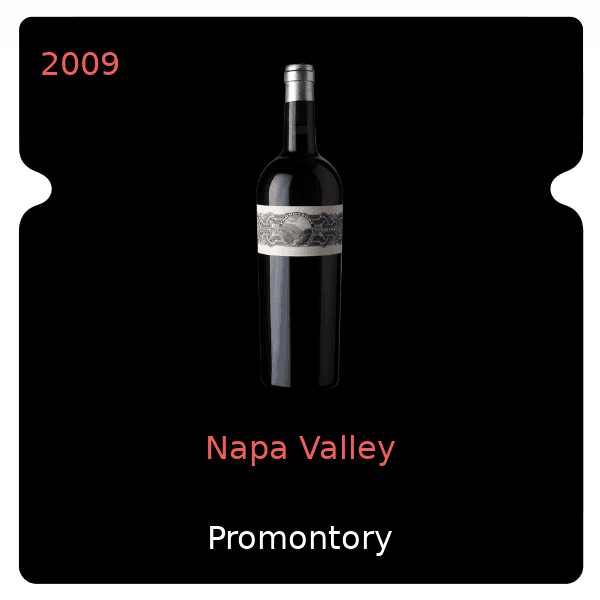 Promontory Napa Valley 2009