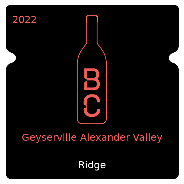 Ridge Geyserville Alexander Valley 2022