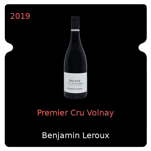 Benjamin Leroux Premier Cru Volnay 2019