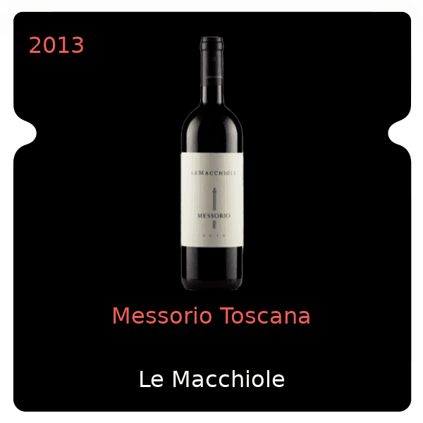 Macchiole Messorio Toscana 2013