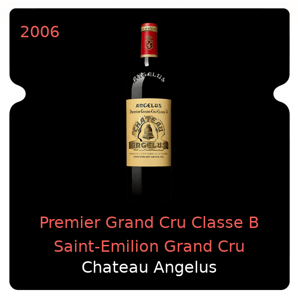 Angelus Premier Grand Cru Classe B Saint-Emilion Grand Cru 2006