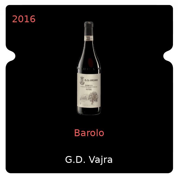 G.D. Vajra Barolo 2016