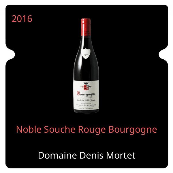Denis Mortet Noble Souche Rouge Bourgogne 2016