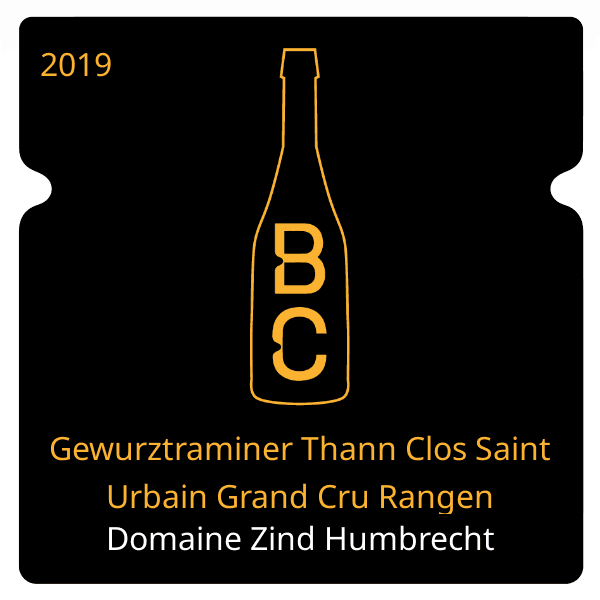 Zind Humbrecht Gewurztraminer Thann Clos Saint Urbain Grand Cru Rangen 2019