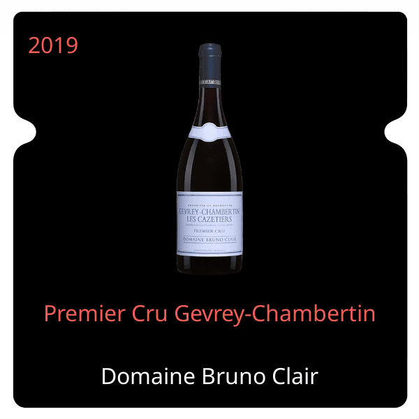Bruno Clair Premier Cru Gevrey-Chambertin 2019