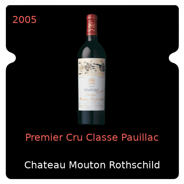 Mouton Rothschild Premier Cru Classe Pauillac 2005