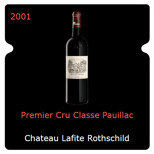 Lafite Rothschild Premier Cru Classe Pauillac 2001