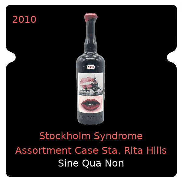 Sine Qua Non Stockholm Syndrome Assortment Case Sta. Rita Hills 2010