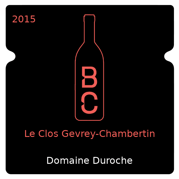Duroche Le Clos Gevrey-Chambertin 2015