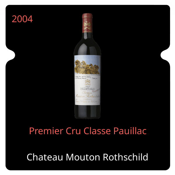 Mouton Rothschild Premier Cru Classe Pauillac 2004