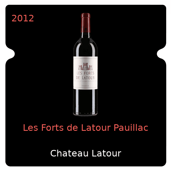 Latour Les Forts de Latour Pauillac 2012