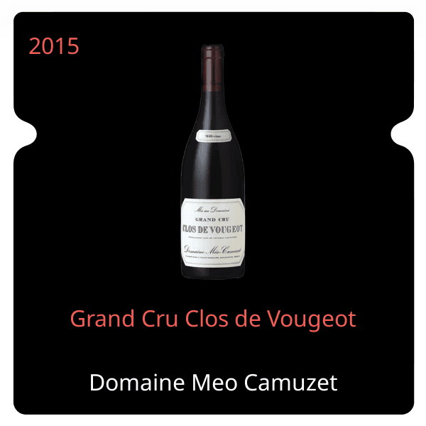 Meo Camuzet Grand Cru Clos de Vougeot 2015