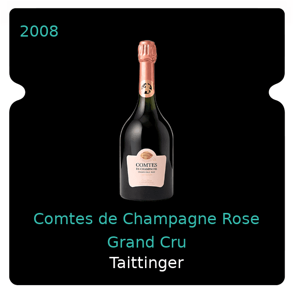 Taittinger Comtes de Champagne Rose Grand Cru 2008