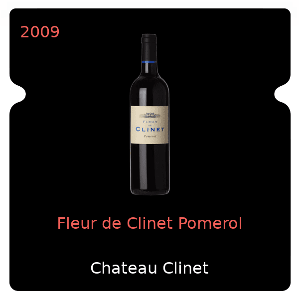 Clinet Fleur de Clinet Pomerol 2009