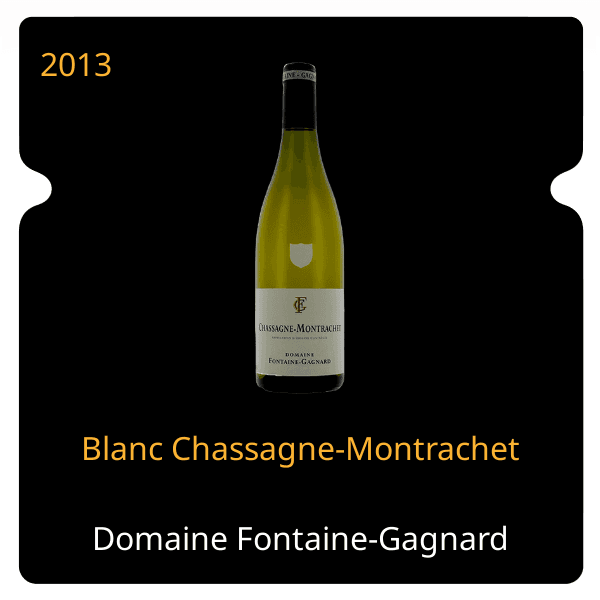 Fontaine-Gagnard Blanc Chassagne-Montrachet 2013