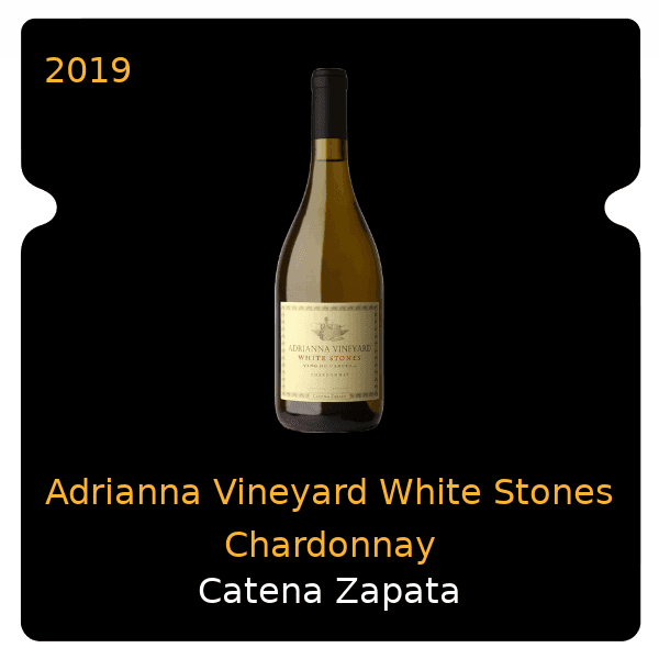 Zapata Adrianna Vineyard White Stones Chardonnay 2019