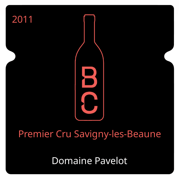 Pavelot Premier Cru Savigny-les-Beaune 2011