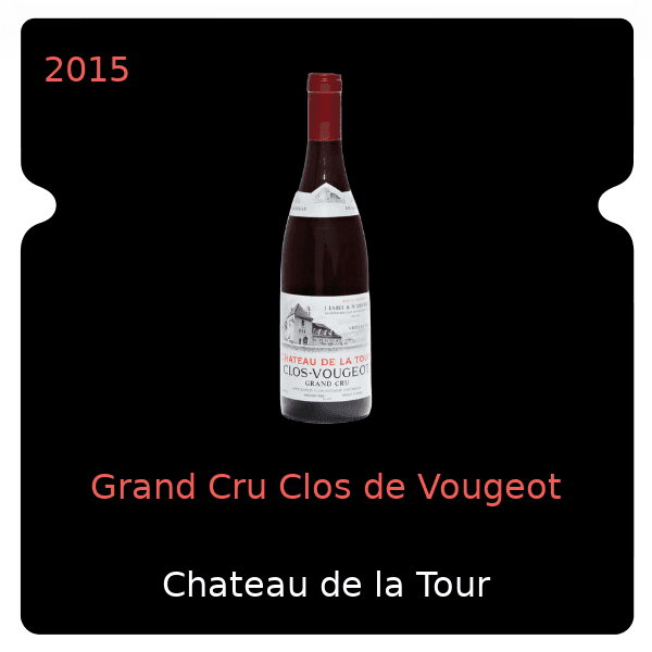 de la Tour Grand Cru Clos de Vougeot 2015