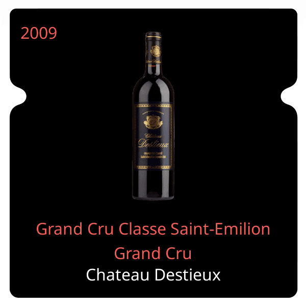 Destieux Grand Cru Classe Saint-Emilion Grand Cru 2009